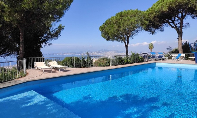 Ercolano Apartment | Ocean View Retreat with Pool and Perfect 10 Rating