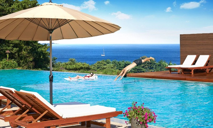 Aewol Hotel | Relax at Olle Resort & Spa: Family-Friendly with Pool Access