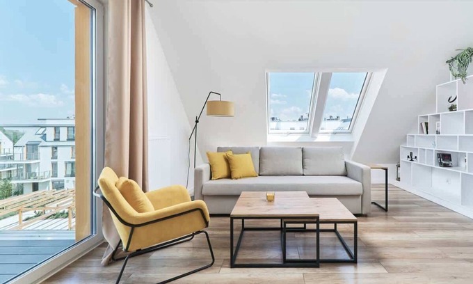 Psie Pole Apartment | Cozy One-Bedroom Apartment in Wrocław with Kitchenette