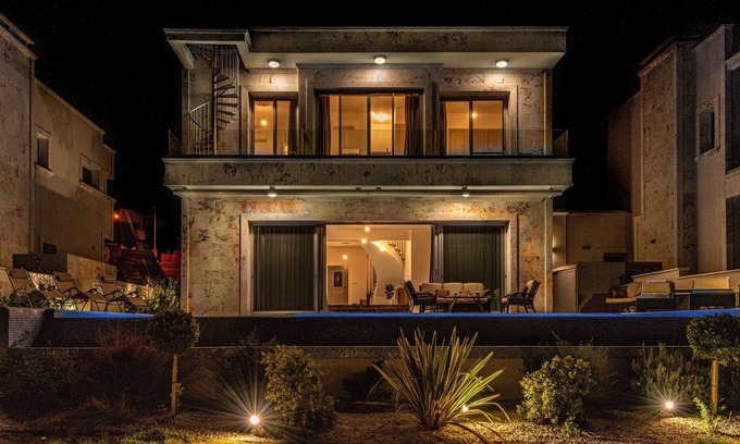Kissonerga Villa | Olymp Villa A 3-bedroom Sea-Front Villa
