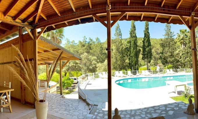 Olympos House | Discover Olympos Angels Garden: Relax by the Pool & Spa
