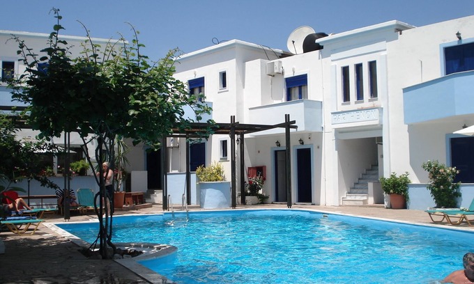 Anaxos Apartment | Explore Omega Rooms: Ideal Stay with Pool & Breakfast