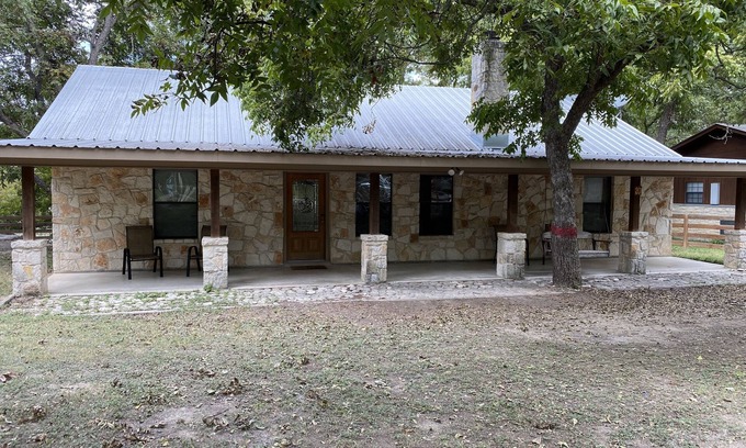 Leakey House | Guest Rated: 9.8 at On The Frio River with Family Amenities