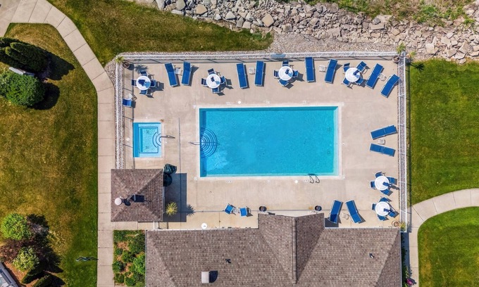Saint Joseph House | Waterfront Retreat with Pool, Spa & Scenic Water Views