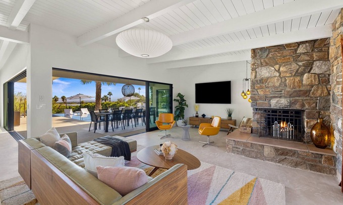 Chino Canyon House | Renovated Palm Springs Home with Private Pool & Spa