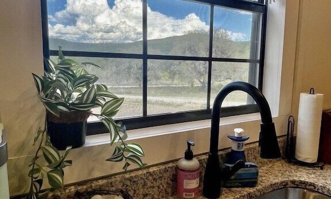 Leakey Cabin | Experience Riverfront Bliss in Pet-Friendly Tiny Cabin