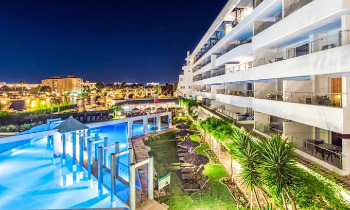 Alcudia Apartment | Ona Garden Lago: Relax by the Pool with Ocean Views