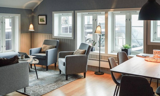 Sandoy Hotel | Unwind at Ona Havstuer - Guest Rated 9.6/10 with Dining
