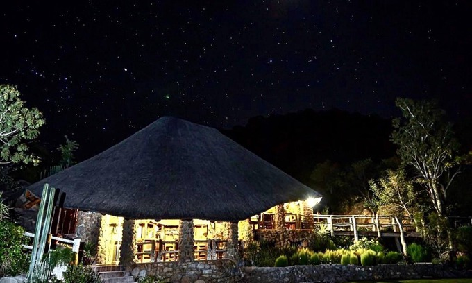 Kamanjab Cabin | Discover Ondundu Lodge: Rated 9.6/10 with Pool & Restaurant