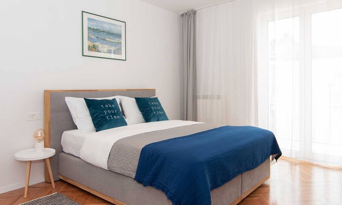 Portoroz Apartment | Oceanfront One Bedroom Apartment with Terrace - 9.8 Rated Stay