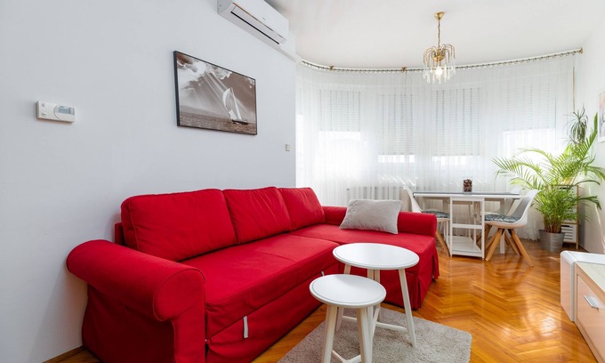 Zagreb Apartment | Cozy One Bedroom Apartment with Balcony in Zagreb