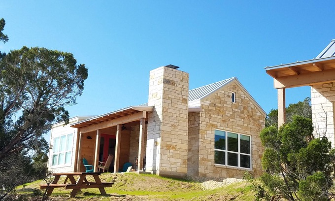Dripping Springs House | Exceptional One Bedroom Retreat with Views and Cozy Fireplace