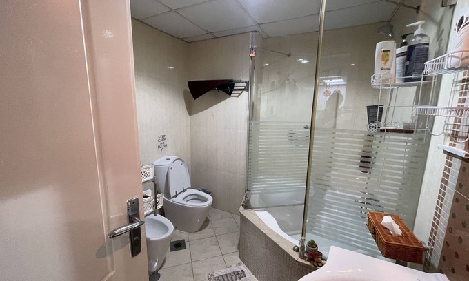 Sharjah Apartment | Cozy One BHK Apartment with Pool and Family Amenities