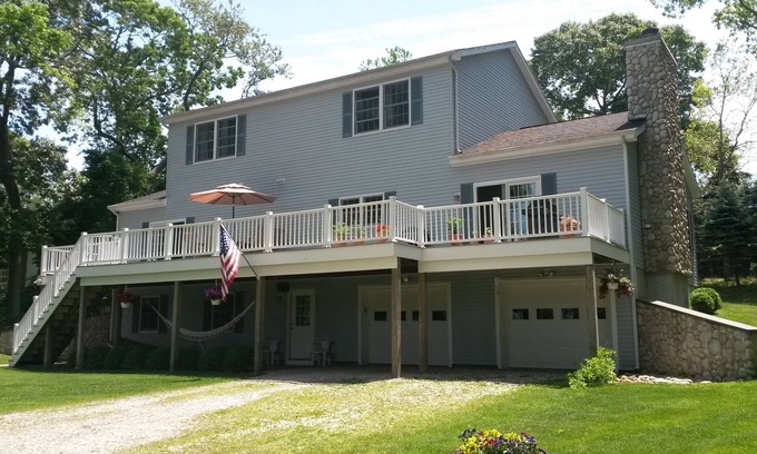 Southold House | Beachside Retreat with Pool and Ocean View Amenities