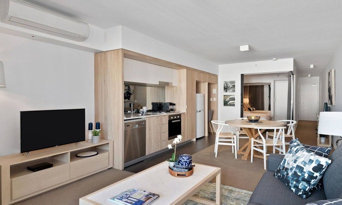 Newstead Apartment | Discover One Oak: Unique 1-Bedroom with European Pool