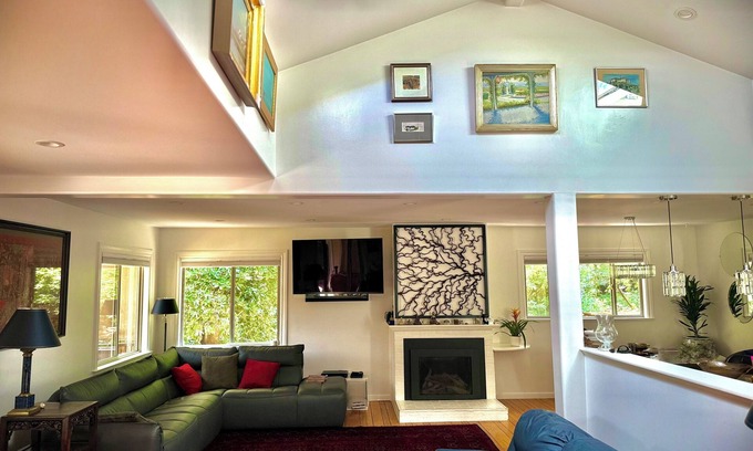 Woodacre House | One of a kind, modern, nature lovers dream home on a creek in redwoods