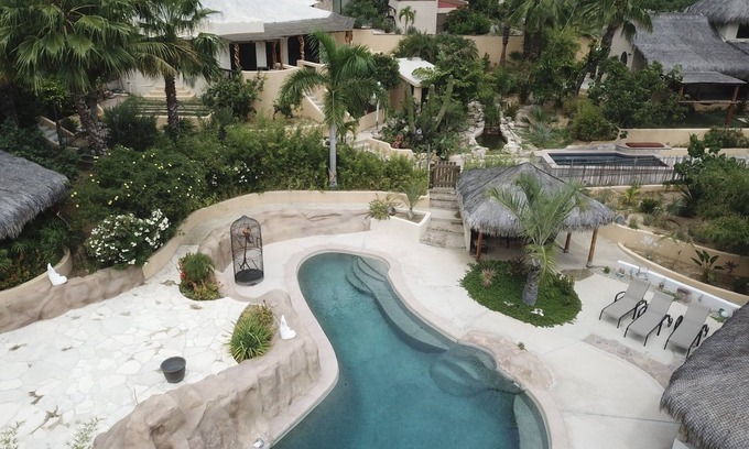 San Jose del Cabo Villa | Exceptional Baja Palm Leaf Roof Villa with Private Pool