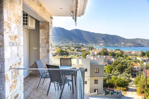 Skala Potamias Apartment | Elegant Suites at ONITES: Guest Rated 9.9, Pet-Friendly Stay