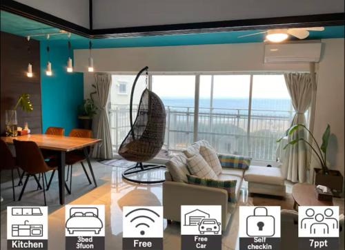 Onjuku Apartment | Onjukuオシャンビューアジアントロピカル貸し切り御宿駅5分海岸2分