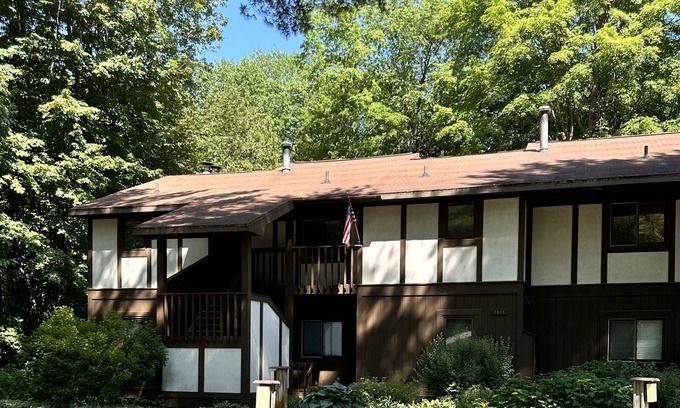 Bellaire Condo | Convenient Stay Just Minutes from Torch Lake and Bellaire