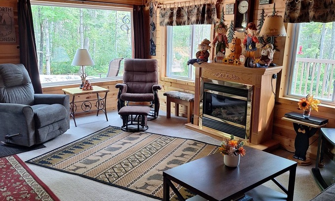 Pembine Cabin | Tranquil Cabin Retreat with Trail Access and Pool