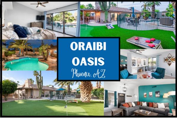 Paradise Valley Village House | Experience Oraibi Oasis: Pool, Spa & Putting Green Awaits