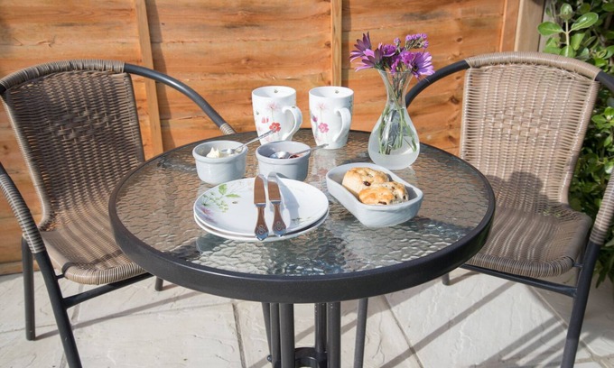 Mevagissey Apartment | Orchards Apartment: 1 Bedroom with Garden & Ocean View