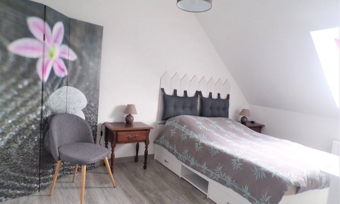 Berck-sur-Mer Apartment | Orchid: Bright Apartment with Garden, Free Wifi & Pool