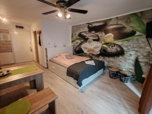 Harkany Apartment | Family-Friendly Orchidea Apartment with Kitchen Amenities