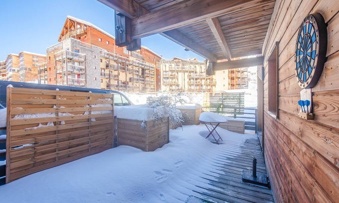 Orcieres-Merlette Apartment | Oricigones: Walk to the Station with Family-Friendly Amenities
