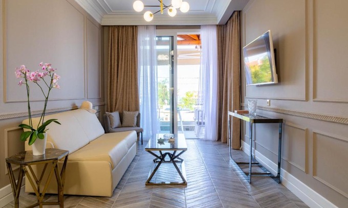 Ormos Panagias Apartment | Ocean View Getaway at Ormos Luxury Suites Ammos