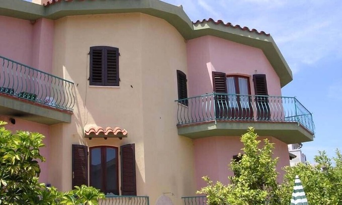 Orosei Apartment | Oceanfront Apartment in Villa with Pool, Rated 9.6/10