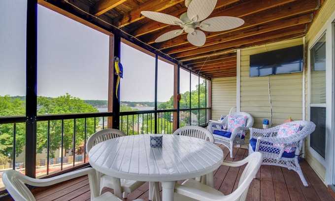 Osage Beach Apartment | Relaxing Osage Beach Condo with Private Deck & Lake Views