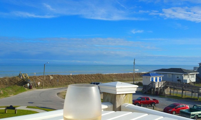 Surf City House | Experience The Trinity Deck: Oceanfront Bliss & Amenities