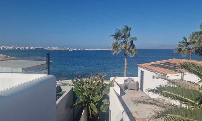 Corralejo Villa | Seaside Escape at Villa Oceana with Spa & Ocean View