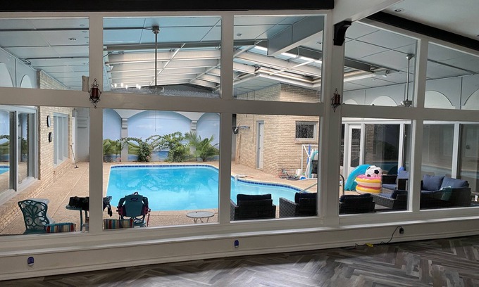 Lubbock House | Experience Bliss at Our Pool House with Ocean Views