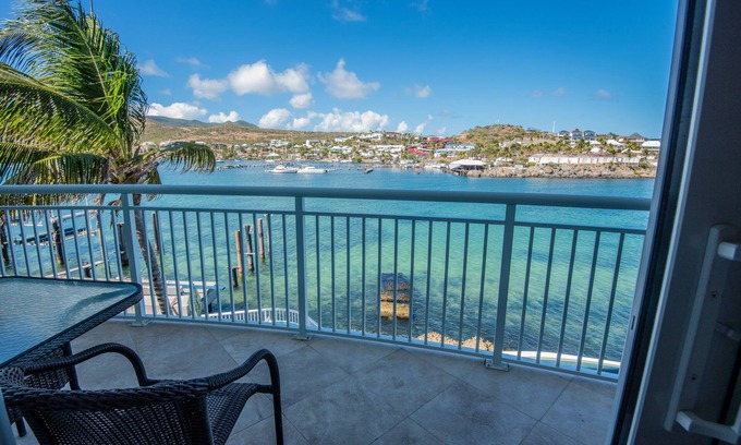 Oyster Pond Condo | Oyster Pond: Top-Rated Resort with Ocean View & Spa