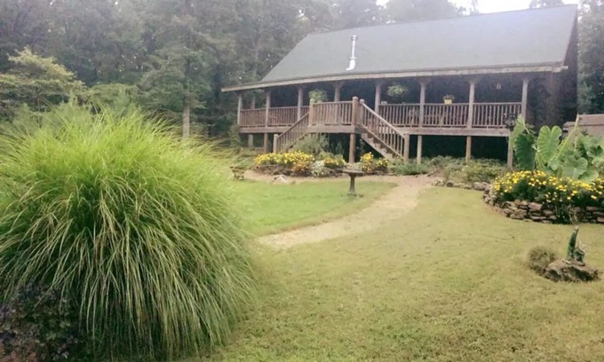 Winslow Cabin | Idyllic Ozark Mountain Log Cabin Retreat with Family Amenities