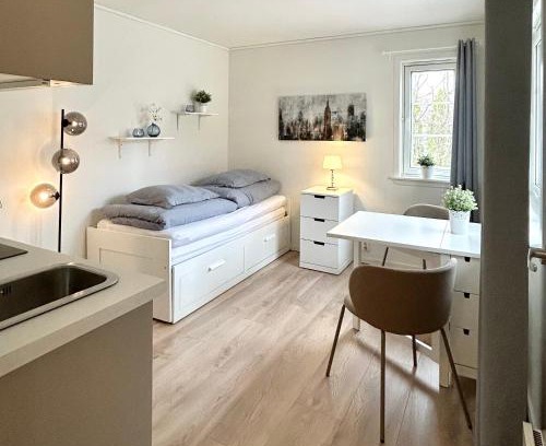 Trondheim Apartment | Påskeferie! Fin og nyoppusset studioleilighet for to - gratis parkering og el-lading