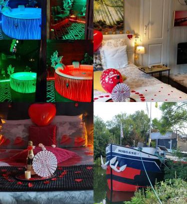 Cambrai Bed & Breakfast | Discover Péniche Morgane: Cozy Riverfront Stay with Hot Tub