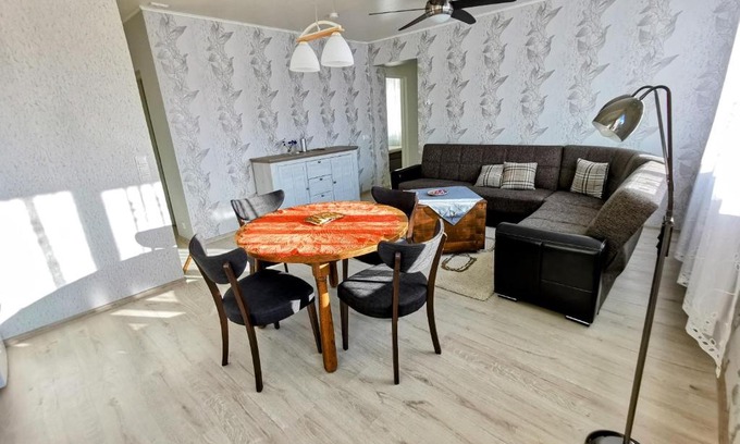 Poltsamaa Apartment | Family-Friendly Põltsamaa City Apartment with Ocean Views