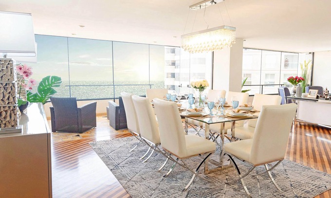 Armendariz Apartment | Oceanfront Paradise at Marriott Miraflores with Spa & Hot Tub