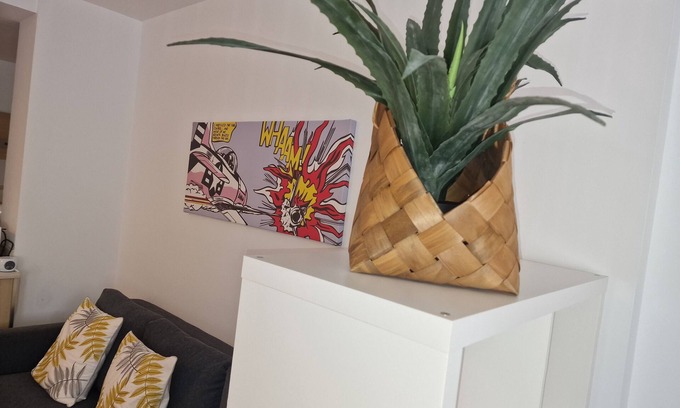 Carretera de Cadiz Apartment | Pacifico 18: Elegant Studio Steps from Beach & Pool
