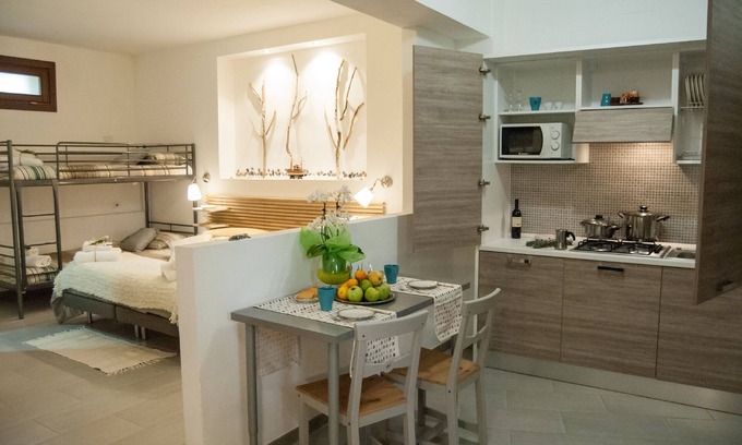 Palinuro Apartment | Cozy Palinuro Studio with Oceanfront Views for Families