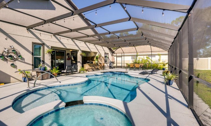 Palm Coast House | Relaxing Palm Coast Paradise with Pool, Spa & Ocean Views
