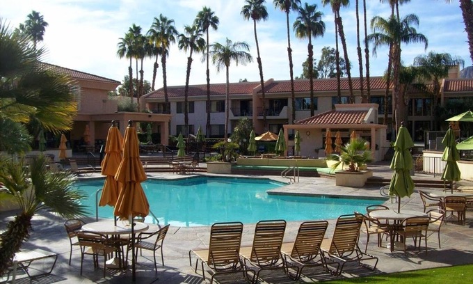 Palm Springs Villa | Scenic Palm Springs Golf Course Retreat with Mountain Views