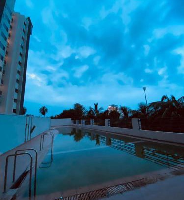 Rajkot Apartment | Sky Terrace Palm Suite at Fortune Serenity with Pool & Spa