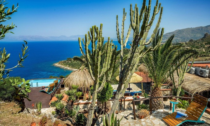 Scopello Villa | Unforgettable Palma Dello Zingaro: Ocean View & Spa Escape