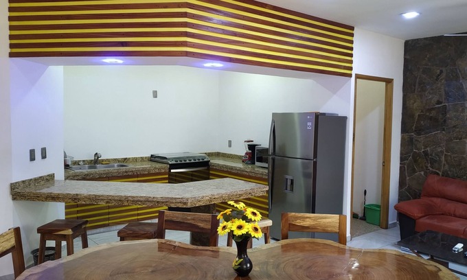 R Condo | Palmas de Chahue: Ocean View Haven with Pool & Spa