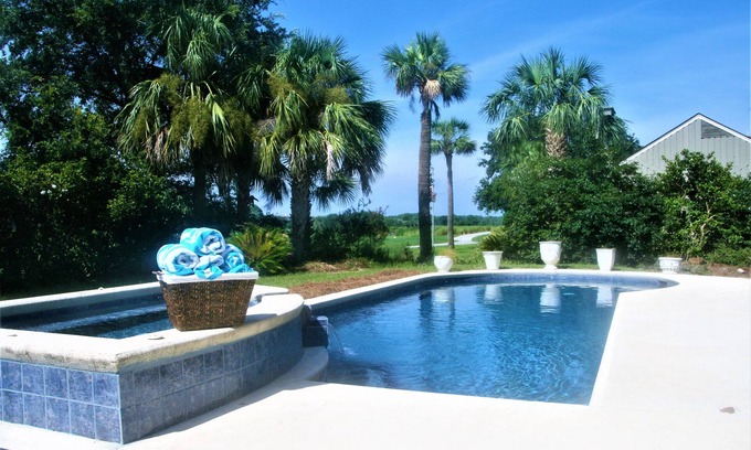 Palmetto Dunes House | Exceptional Beach Access with Pool on Golf Course Retreat